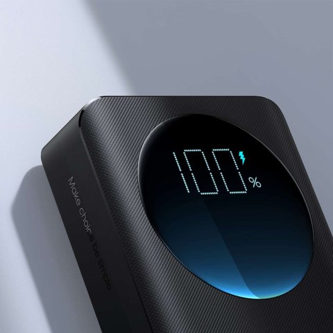 Powerbank z latarką 30W 20000mAh + kabel USB-A - USB-C 25cm czarny JOYROOM