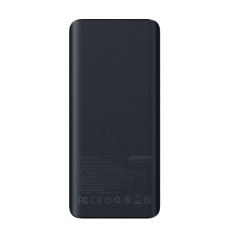 Powerbank z latarką 30W 20000mAh + kabel USB-A - USB-C 25cm czarny JOYROOM