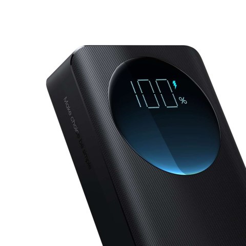 Powerbank z latarką 30W 20000mAh + kabel USB-A - USB-C 25cm czarny JOYROOM