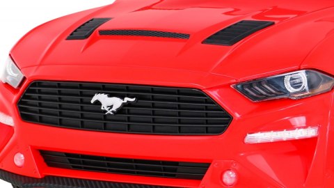 Ford Mustang GT Autko na akumulator dla dzieci Czerwony