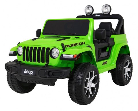 Jeep Wrangler Rubicon na akumulator dla dzieci Zielony - Sklep Gebe