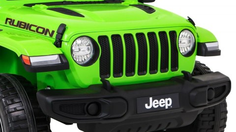 Jeep Wrangler Rubicon na akumulator dla dzieci Zielony