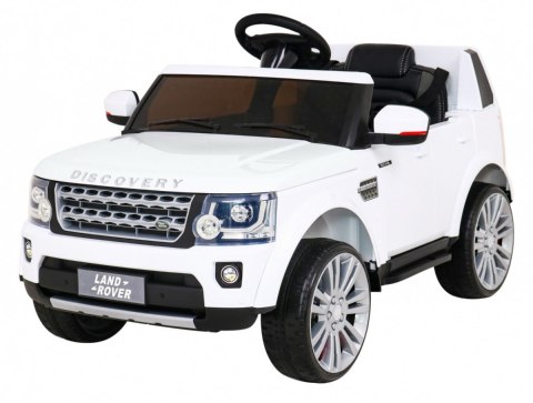 Land Rover Discovery Autko elektryczne dla dzieci Biały + Pilot + Koła EVA + Wolny Start + Radio MP3 - Sklep Gebe