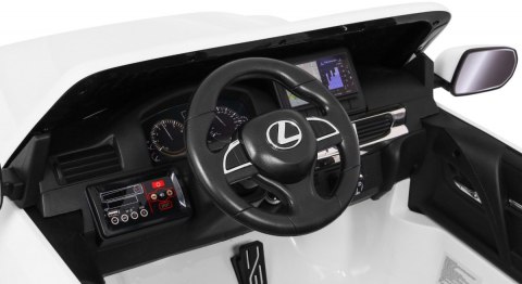 Lexus LX570 Autko na akumulator dla 2 dzieci Biały