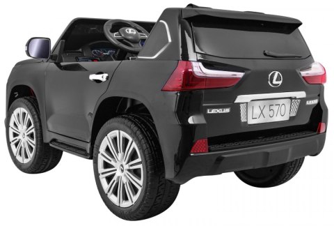Lexus LX570 Lakierowane Autko na akumulator dla 2 dzieci Czarny