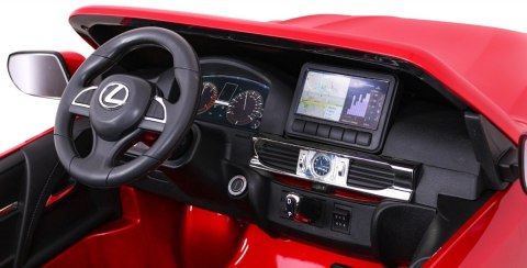 Lexus LX570 Lakierowane Autko na akumulator dla 2 dzieci Czerwony