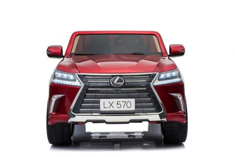 Lexus LX570 Lakierowane Autko na akumulator dla 2 dzieci Czerwony