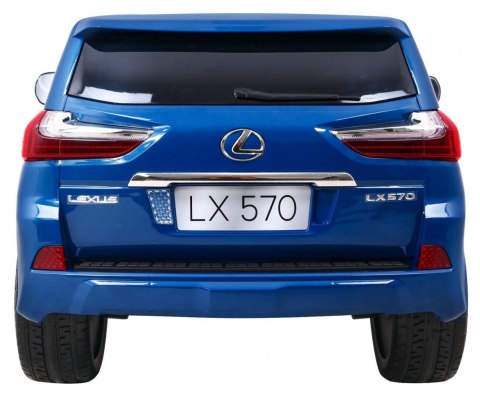 Lexus LX570 Lakierowane Autko na akumulator dla 2 dzieci Niebieski