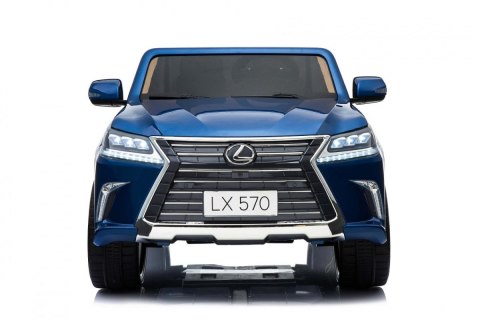 Lexus LX570 Lakierowane Autko na akumulator dla 2 dzieci Niebieski