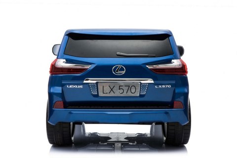 Lexus LX570 Lakierowane Autko na akumulator dla 2 dzieci Niebieski