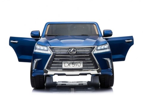 Lexus LX570 Lakierowane Autko na akumulator dla 2 dzieci Niebieski