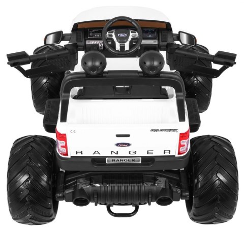 Ford Ranger MONSTER 4x4 Autko na akumulator dla dzieci Biały