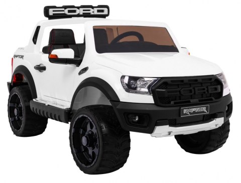 Ford Ranger Raptor Autko na akumulator dla dzieci Biały