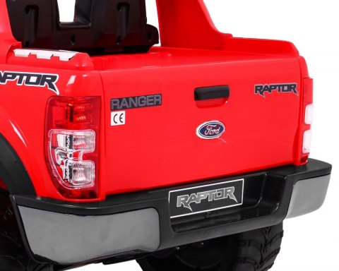 Ford Ranger Raptor Autko na akumulator dla dzieci Czerwony