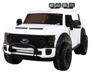 Ford Super Duty Autko na akumulator dla dzieci Biały