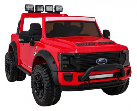 Ford Super Duty Autko na akumulator dla dzieci Czerwony