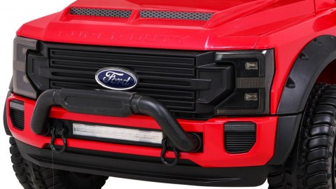 Ford Super Duty Autko na akumulator dla dzieci Czerwony