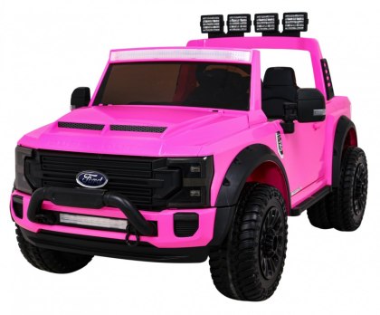 Ford Super Duty Autko na akumulator dla dzieci Różowy