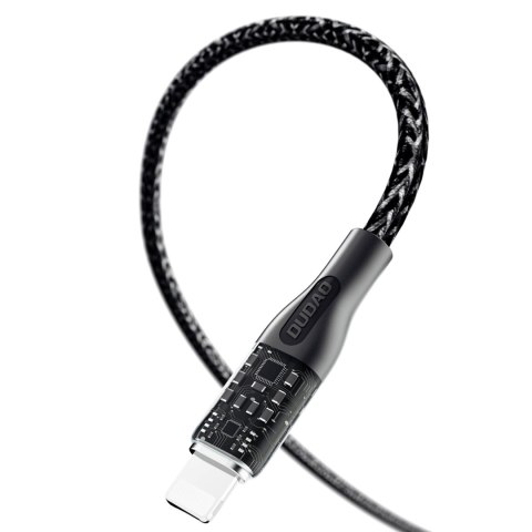 3w1 Przewód kabel przejściówka z USB na USB-C microUSB Lightning 120W 1m srebrny DUDAO