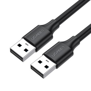 Elastyczny giętki kabel przewód USB 2.0 480Mb/s 25cm czarny UGREEN
