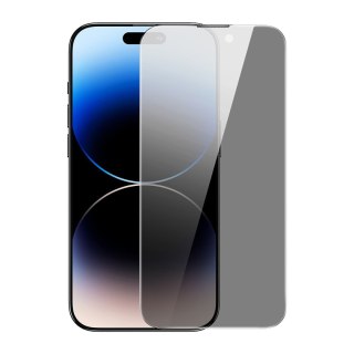 Szkło hartowane do iPhone 14 Pro Max na cały ekran 0.3mm filtr Anti Spy BASEUS