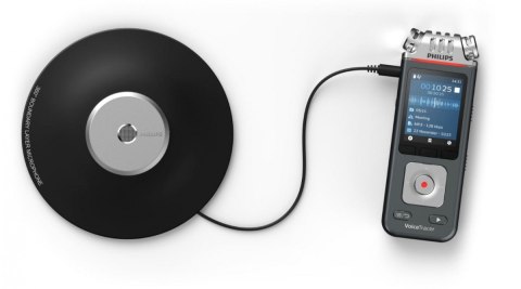 Dyktafon DVT8115 Pamięć 8GB,nagrywanie 360°,microSDHC 32GB Philips