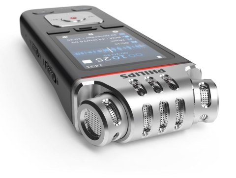 Dyktafon DVT8115 Pamięć 8GB,nagrywanie 360°,microSDHC 32GB Philips