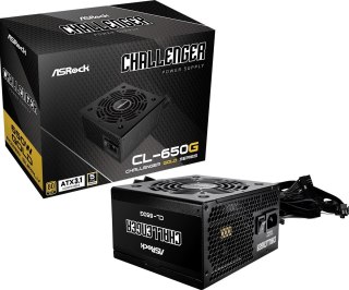 Zasilacz CL-650G 650W 80PLUS GOLD ASRock
