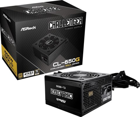 Zasilacz CL-650G 650W 80PLUS GOLD ASRock