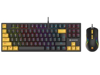 Zestaw mysz i klawiatura mechaniczna Gamezone Hornet87 USB Tracer