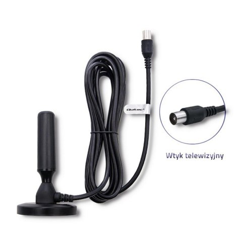 Antena telewizyjna DVB-T2 Qoltec