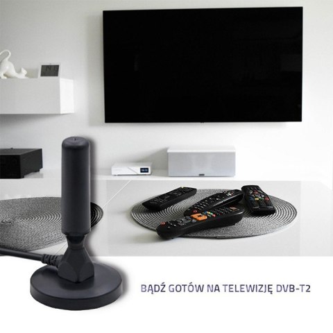 Antena telewizyjna DVB-T2 Qoltec