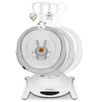 Kołyska bujaczek Bella Set Grey Concrete Lionelo