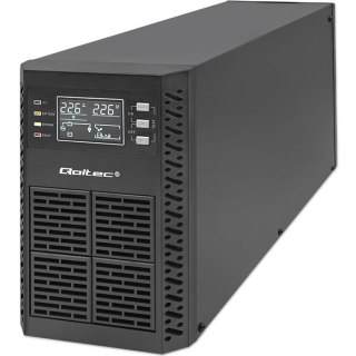 Zasilacz awaryjny UPS 2kVA | 2000W | Power Factor 1.0 | LCD | EPO| USB | On-line Qoltec
