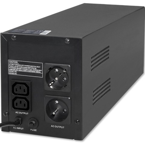 Zasilacz awaryjny UPS | Monolith | 1500VA | 900W Qoltec