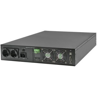 Zasilacz awaryjny UPS do RACK | 2kVA | 2000W | Power Factor 1.0| LCD | On-line Qoltec