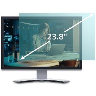 Filtr światła niebieskiego 23.8 cala | 16:9 | Ochrona wzroku | Anti Glare | Matowy | na monitor Qoltec