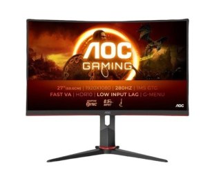 Monitor C27G2Z3 27 cali Zakrzywiony Fast VA 280Hz HDMIx2 DP HAS AOC