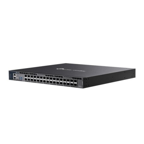 Przełącznik zarządzalny SX6632YF agregujący L3 Omada, stackowalny, 26 slotów SFP+ 10G, 6 slotów SFP28 25G TP-LINK