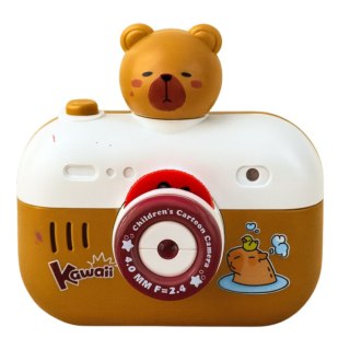 Aparat Interaktywny Kapibara Projektor Światła Dźwięki Smycz LEAN Toys