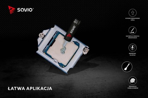 Glacier Pasta termoprzewodząca 13.5 W/mK 2g TG-03 Savio