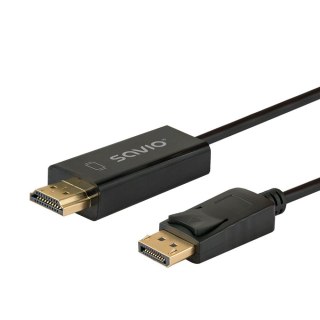 Kabel Display Port do HDMI 1,5m, CL-183 Savio