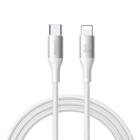 Kabel przewód USB-C - iPhone Lightning 30W 2m - biały JOYROOM