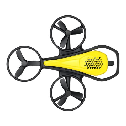 Mini Dron Zdalnie Sterowany RC Syma X36 Czteroosiowy Akrobacje Żółty LEAN Toys