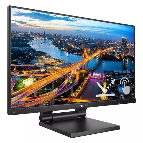 Monitor 21.5 cali 222B1TC IPS Touch HDMI DP Philips