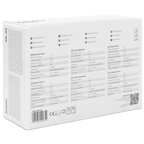 Radio przenośne RS-02 Savio