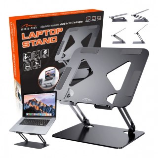 Regulowana, ergonomiczna podstawka pod laptopa 10-17 cali LAPTOP STAND MT2661 Media-Tech
