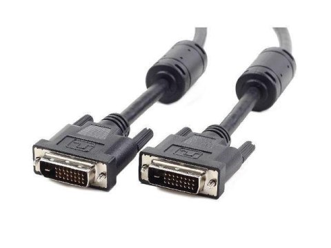 Kabel DVI-D(M)/DVI-D(M)(24+1) Dual Link Ferryt 1.8M Czarny Gembird