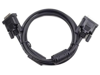Kabel DVI-D(M)/DVI-D(M)(24+1) Dual Link Ferryt 1.8M Czarny Gembird