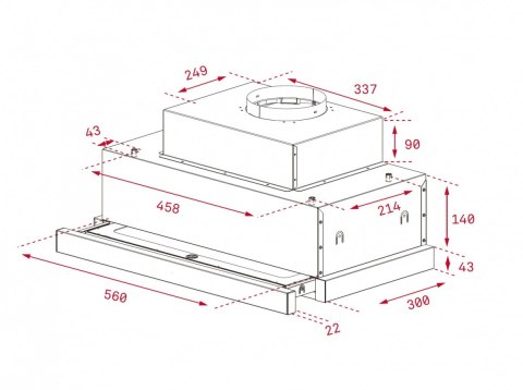 Okap teleskopowy CNL 6815 Plus TEKA